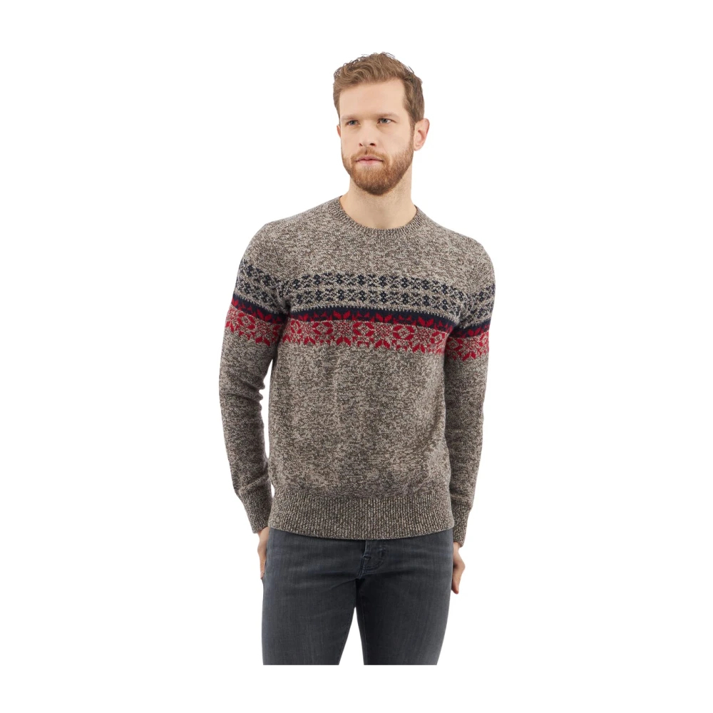 Brooks Brothers Herren Braun - Er Wollpullover - Knitwear - M