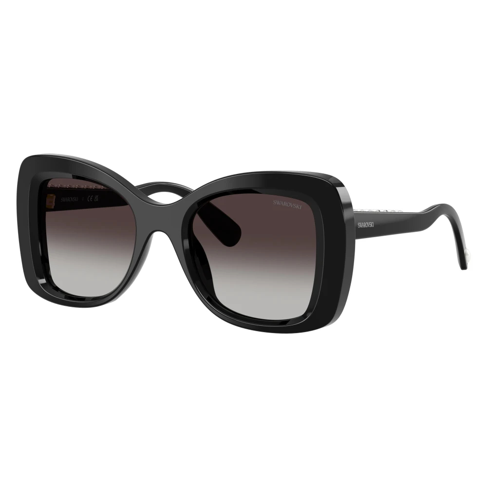 Swarovski Damen Grau Verlaufstönung Frau Sunglass Sk6062u - Rahmenfarbe: Schwarz, Linsenfarbe: - Bild 3