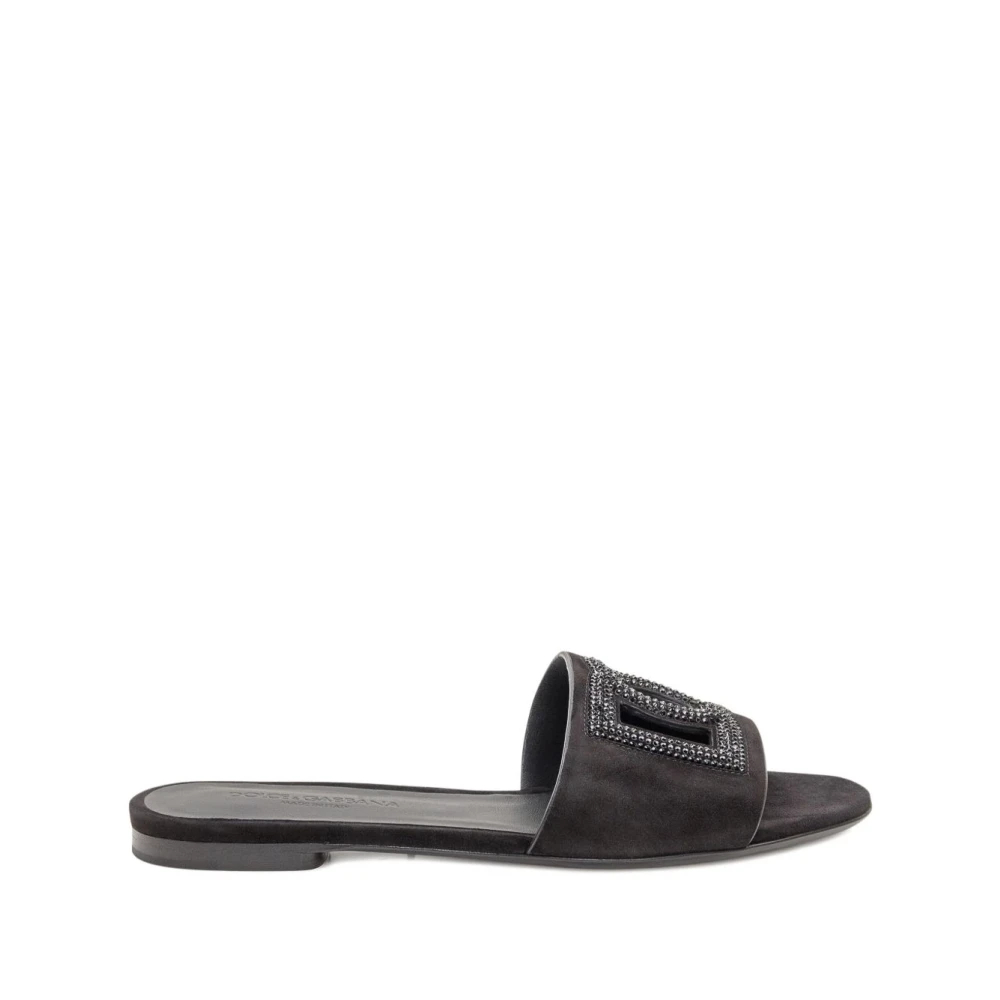 Dolce & Gabbana Dg Logo Leather Sandals - Bild 3