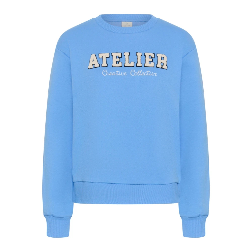 Kaffe - Provence - Sweatshirts & Hoodies - Damen - Blau - M