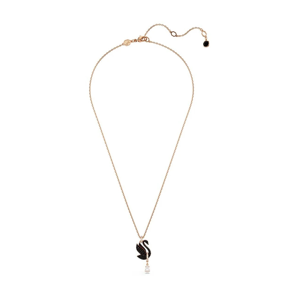 Swarovski Damen Weiß 5678045 Schwan Schwan Schwarzer Halskette - Bild 5