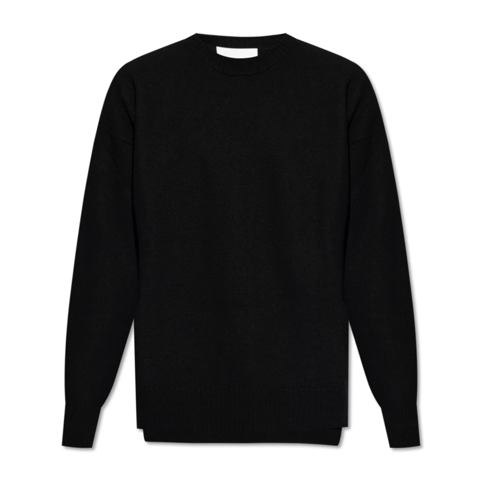 Jil Sander Herren Schwarz - Wollpullover - Knitwear - K -S