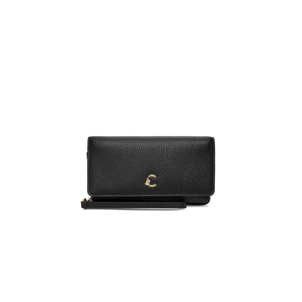 Coccinelle, Damen, Portemonnaie, C-Me Envelopes Grained Leather, Schwarz - Bild 5
