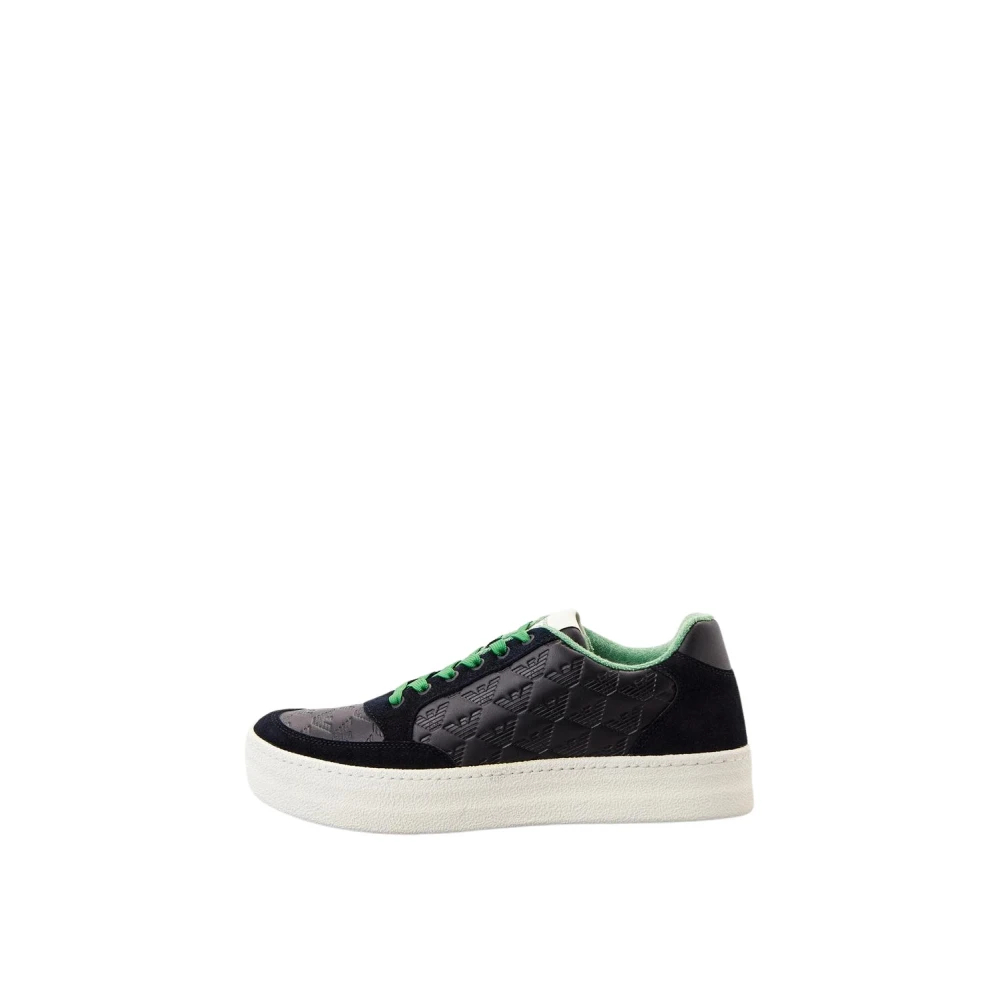Emporio Armani Herren Schwarz - Sneakers - Shoes - K -39 Eu