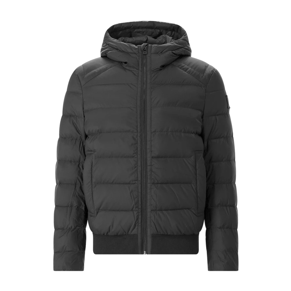 Belstaff Herren Schwarz Jacken Mikrofaser Unifarben - Bild 4