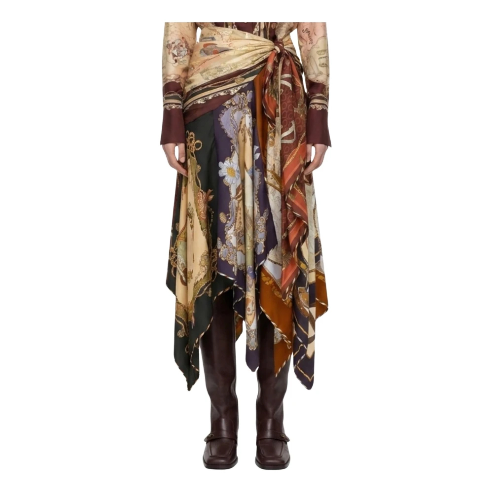 Zimmermann Valiant Printed Silk Skirt - Bild 3