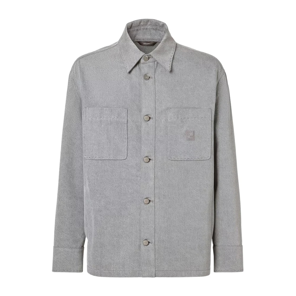 Fendi Herren Grau - Go-To Jacket - Shirts - Xl