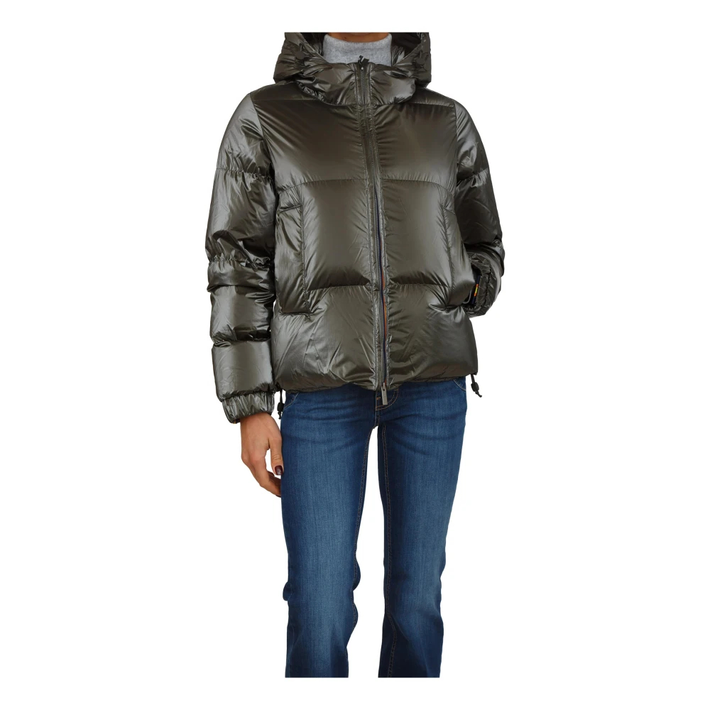 K-Way Damen Grau - Corto Verde Jacke - Jackets - L