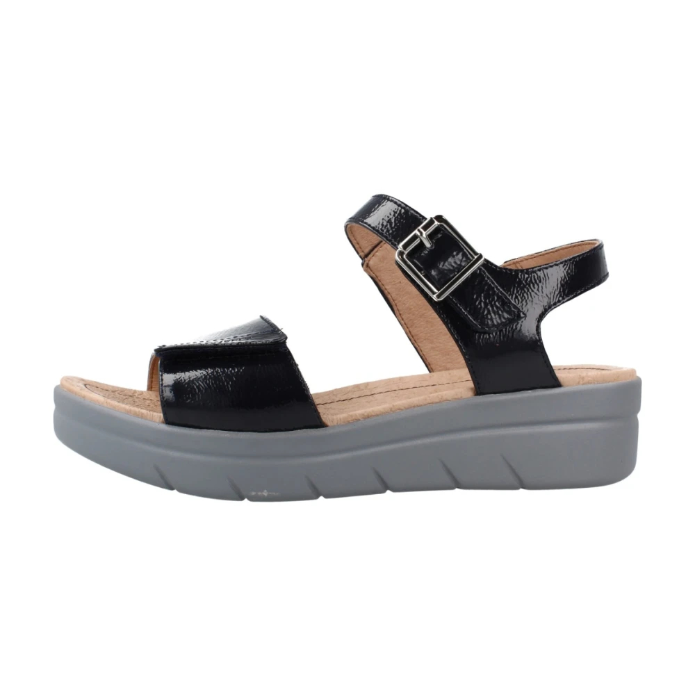 Stonefly Damen Schwarz - Aqua Iii 2 Keilsandalette - Shoes - K - 37 Eu
