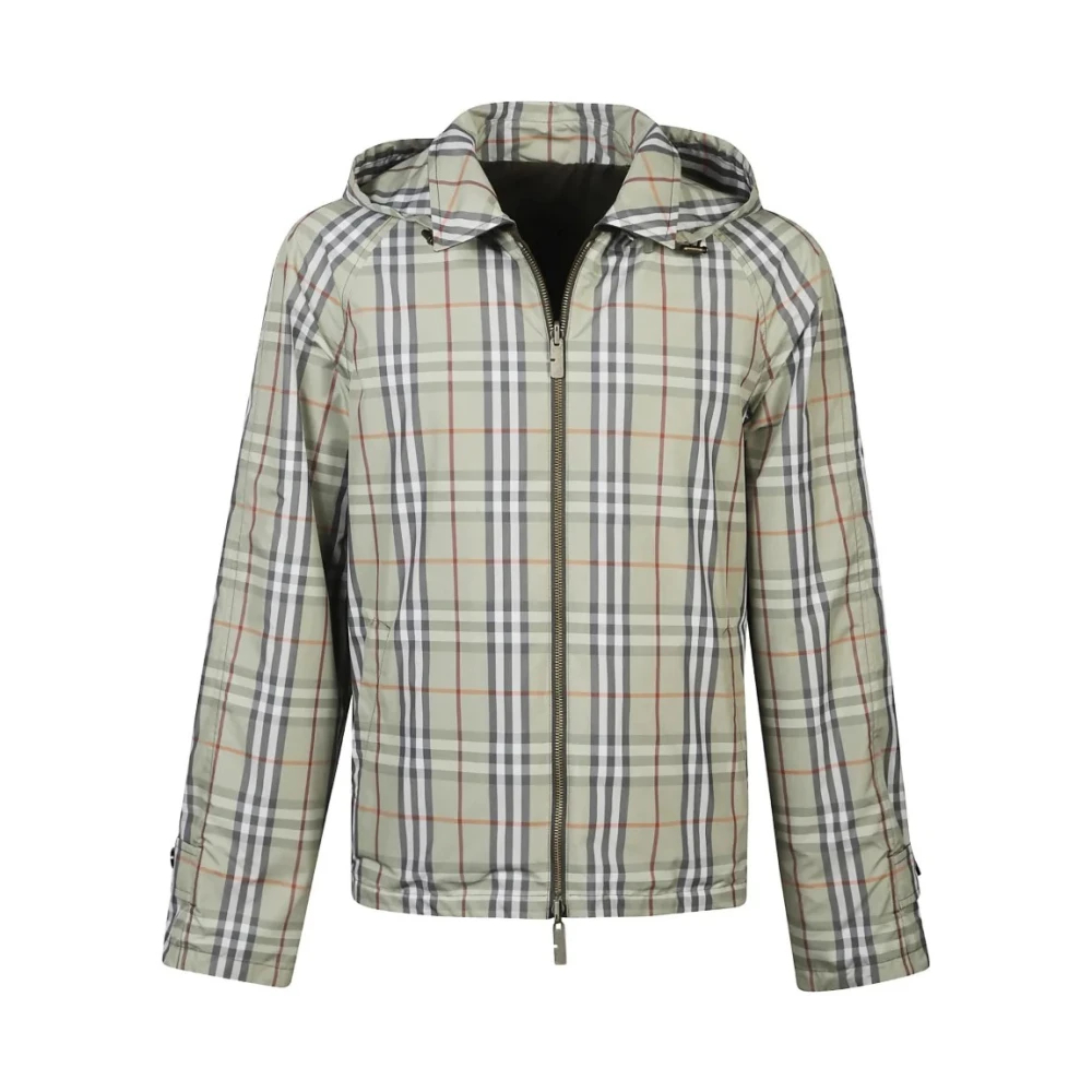 Burberry - Reversible Check Cotton Jacket - Jackets -Herren -Grün -M