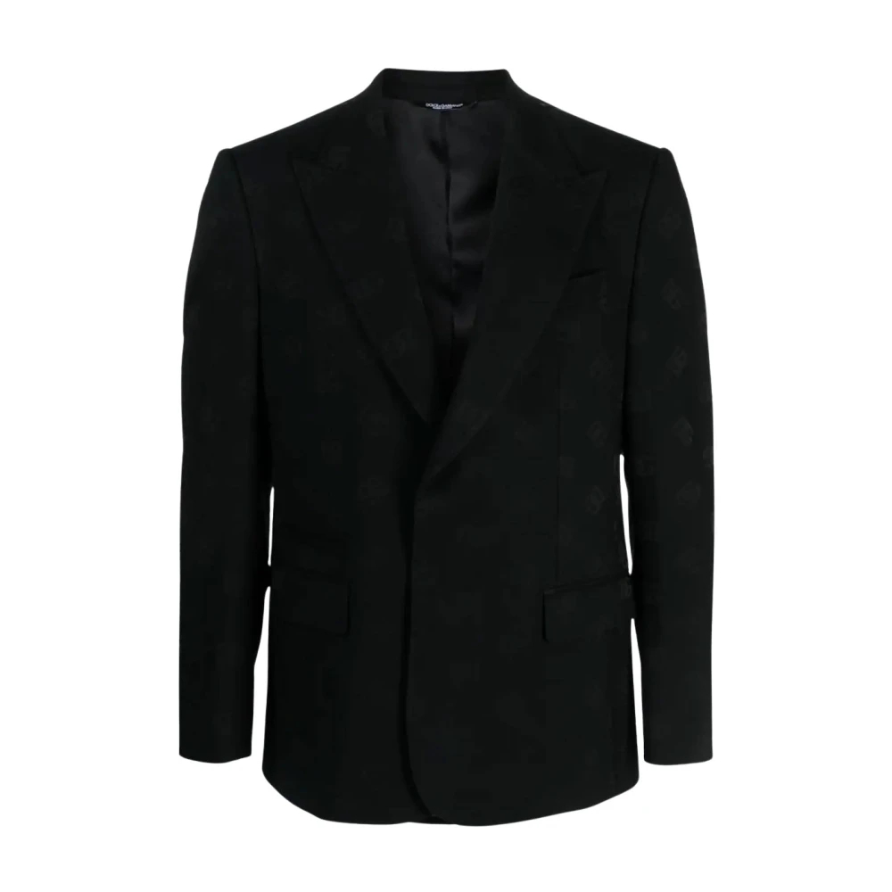 Dolce & Gabbana Herren Schwarz - Sicilia Jacket - Suits - K - 3XL