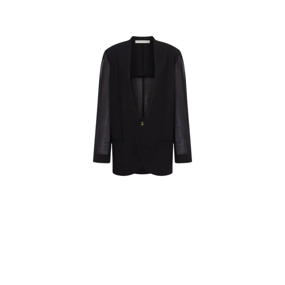 Philosophy Di Lorenzo Serafini Damen Schwarz - Voile Jacket - Jackets - K - S