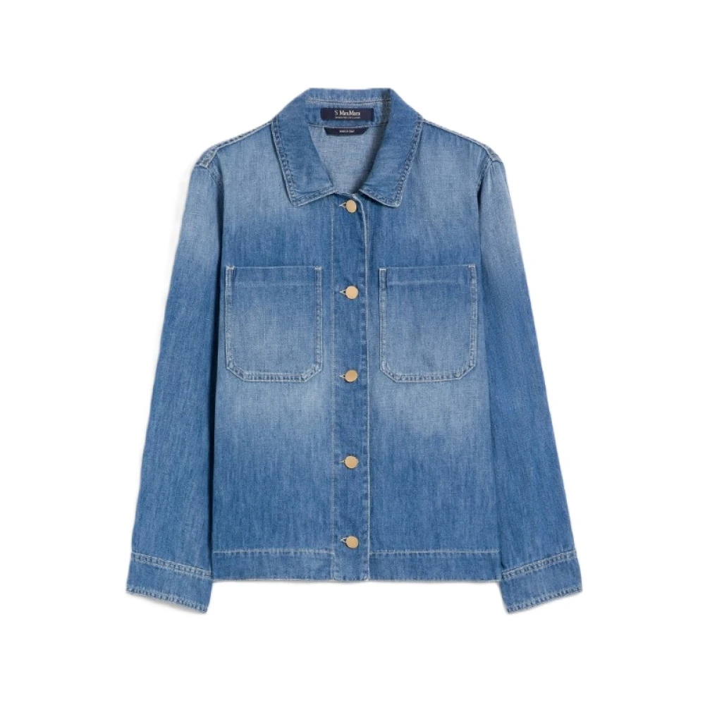 Max Mara Damen Blau - Galante Jeansjacke - Blouses & Shirts - M