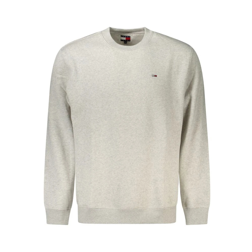 VAN GRAAF Tommy Jeans Herren Hellgrau Sweatshirt Baumwolle Grau, Mittel - Bild 10