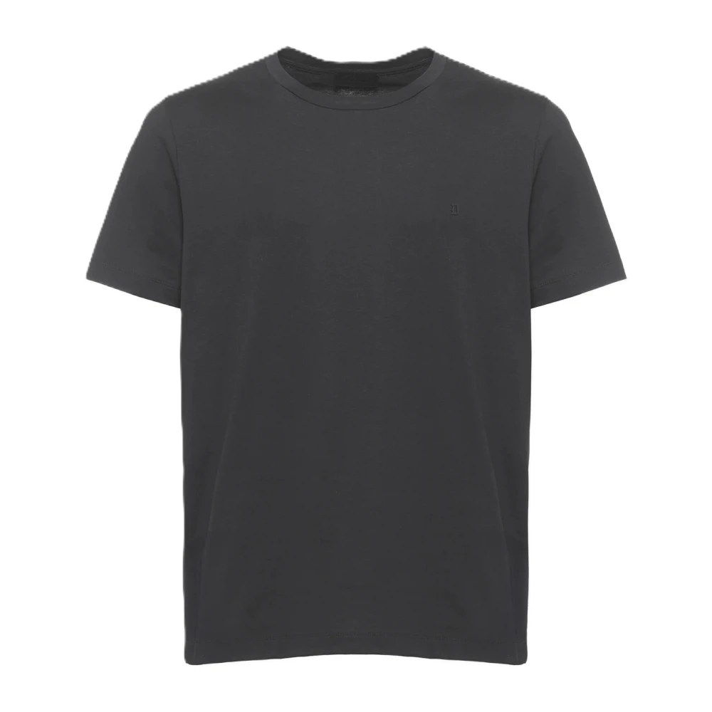 Dondup Herren Schwarz - T-Shirt Mit Rundhalsausschnitt In Regulärer Passform - Tops - K - Xl