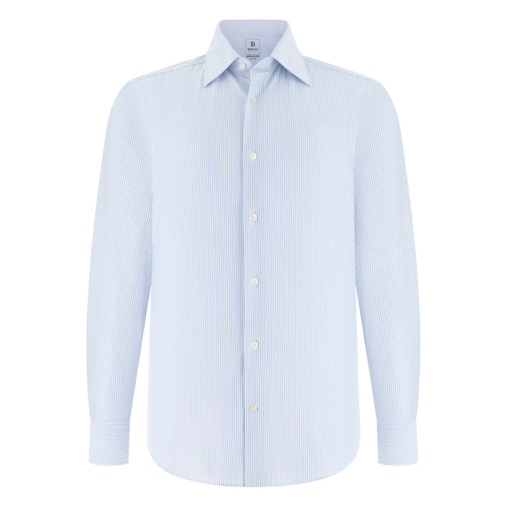 Boggi Milano Herren Blau - Regular Fit Japanese Jersey Polo Shirt - Shirts - S