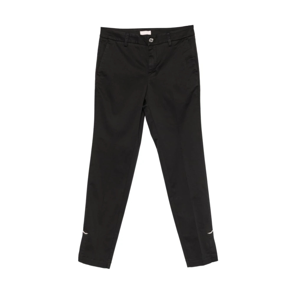Liu Jo Damen Schwarz - Chino Chic Reg.w. - Trousers - K -W27