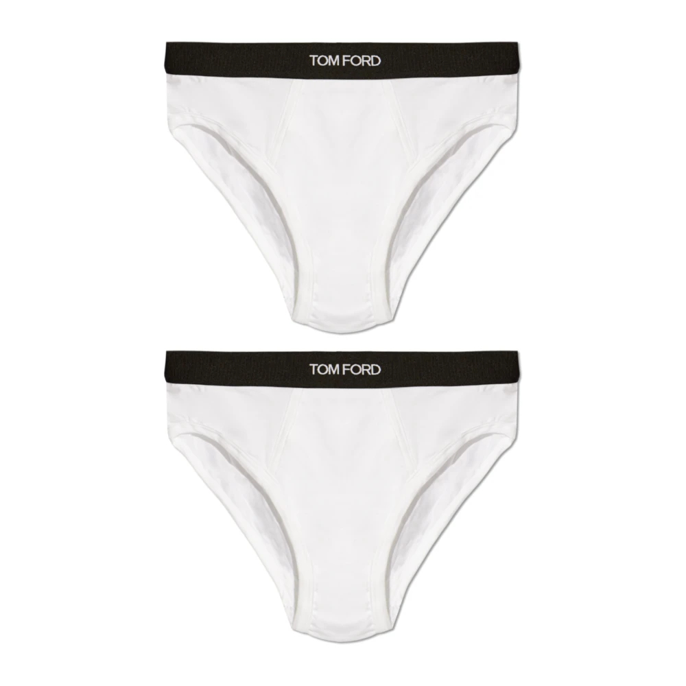 Tom Ford - Logo Bund Mit Zwei Slips - Underwear - Herren - Weiß - L