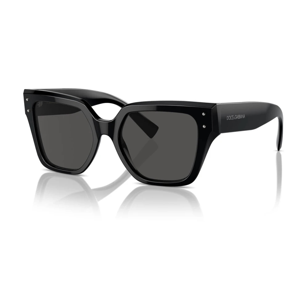 Dolce&Gabbana 0DG4471 501/87 Panto Sonnenbrille für Damen in Schwarz, klein - Bild 11