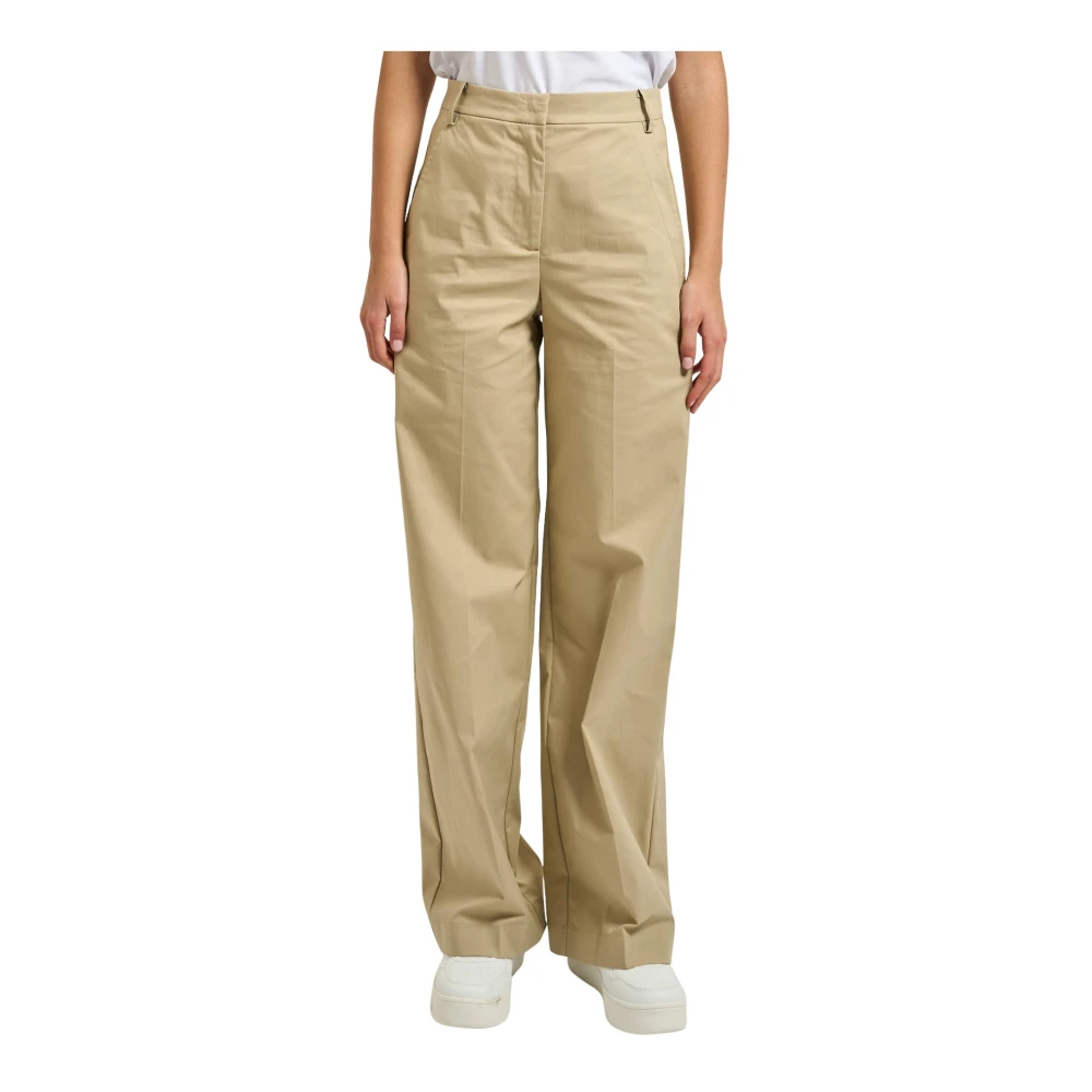 Patrizia Pepe Damen Beige - Palazzo Hose - Trousers - S