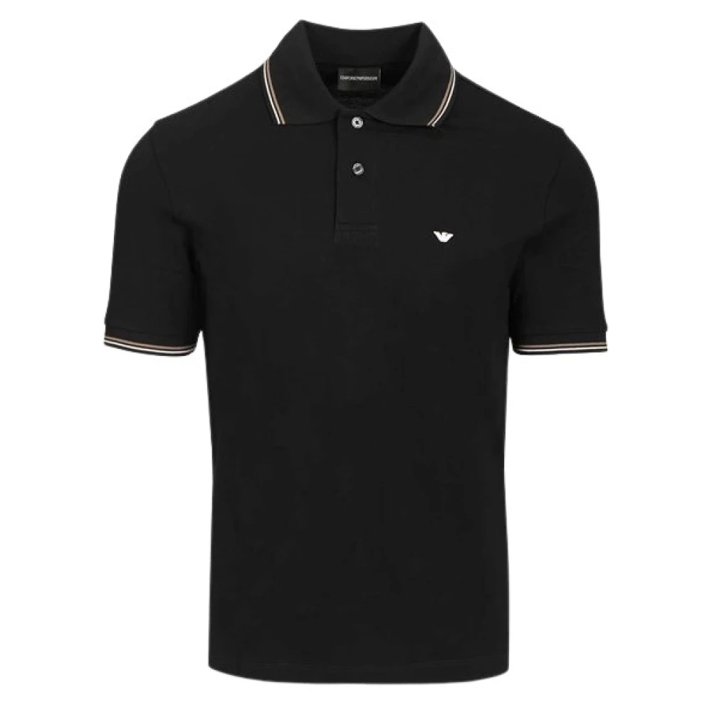 Emporio Armani Herren Blau - Kurzärmeliges Poloshirt - Tops - 2XL