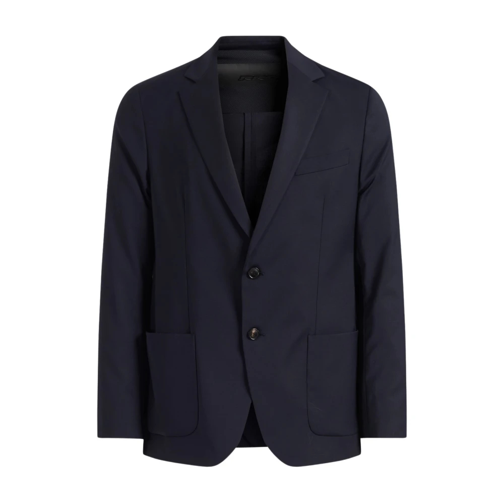 Rrd Herren Blau - Einreihiger Blazer Summer Wooltech - Suits - Xl