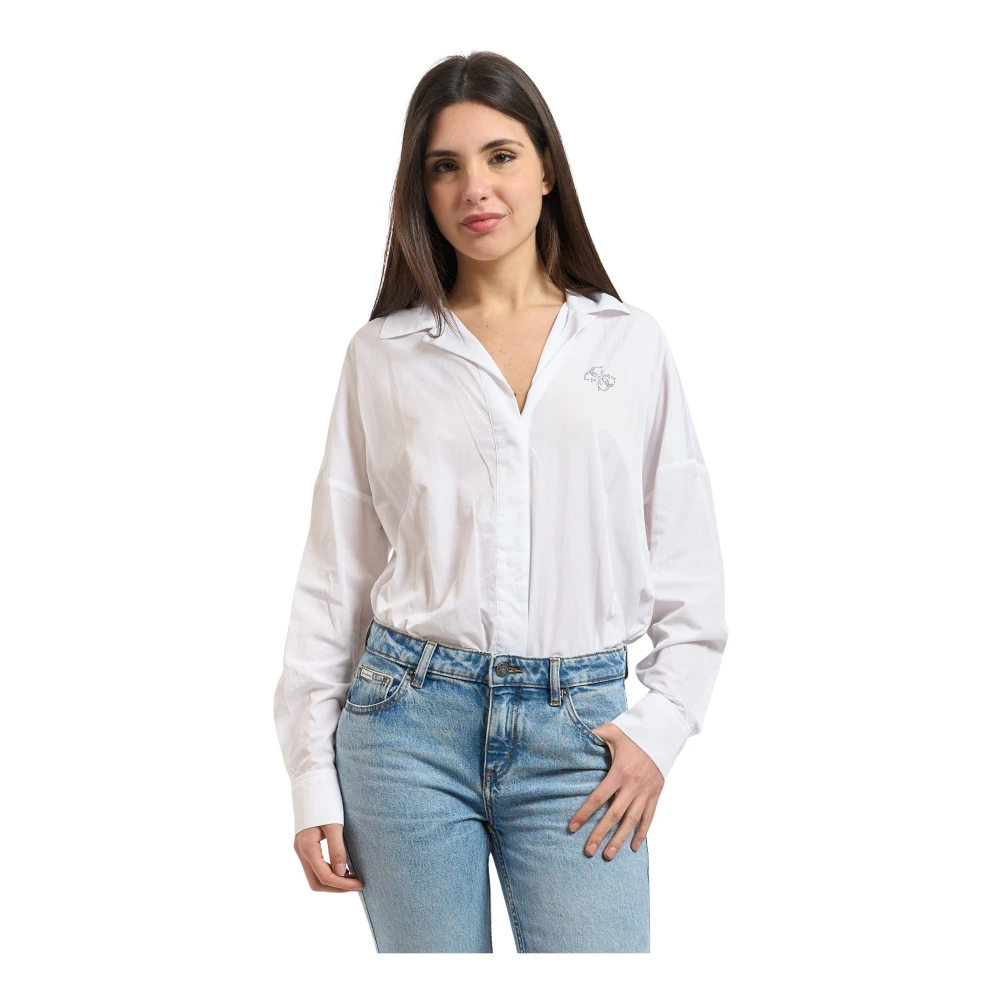 Guess - Carmela Langarm Body Shirt - Blouses & Shirts - Damen - Weiß - Xs