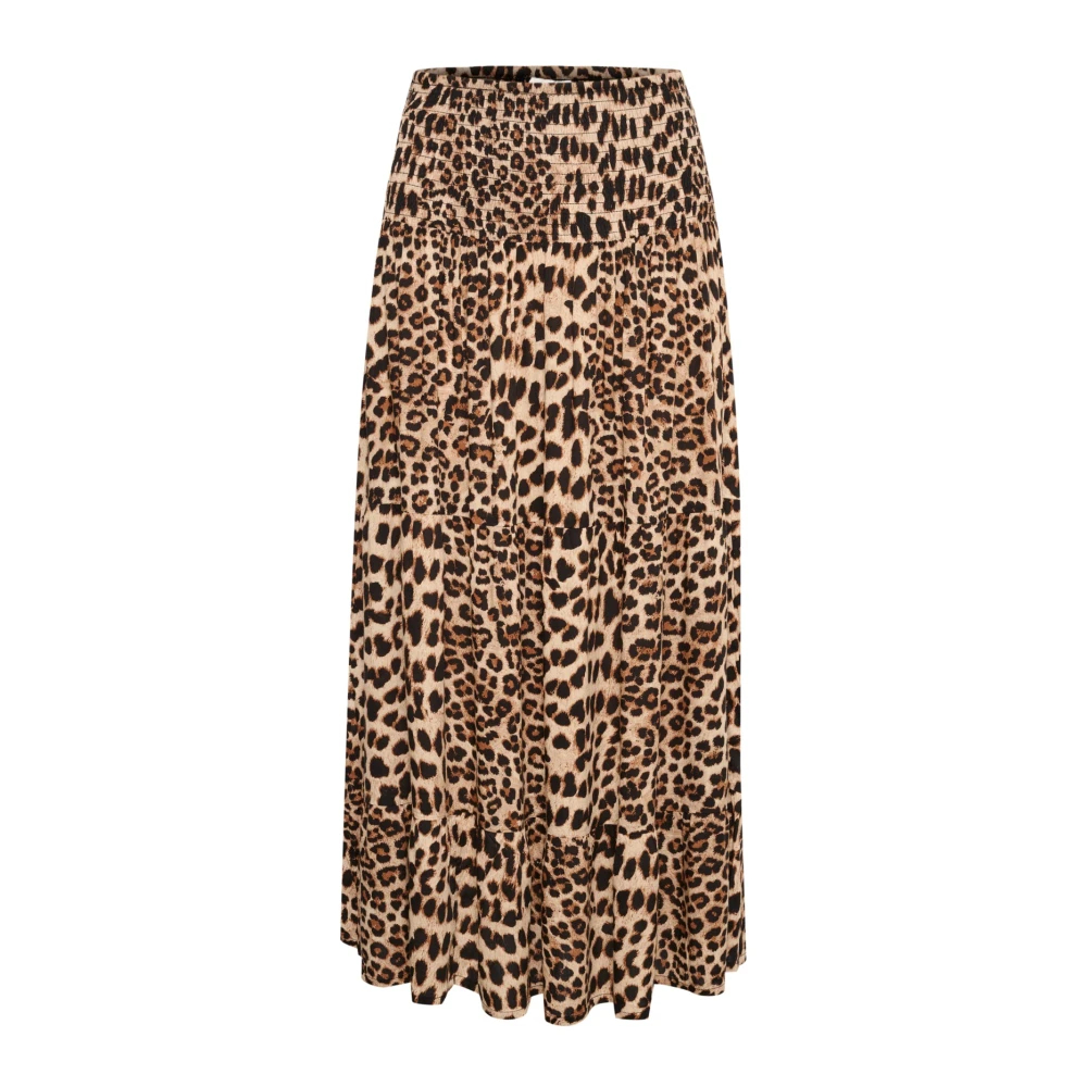 Kaffe Damen Beige Langer Rock Für Maxi - Bild 3