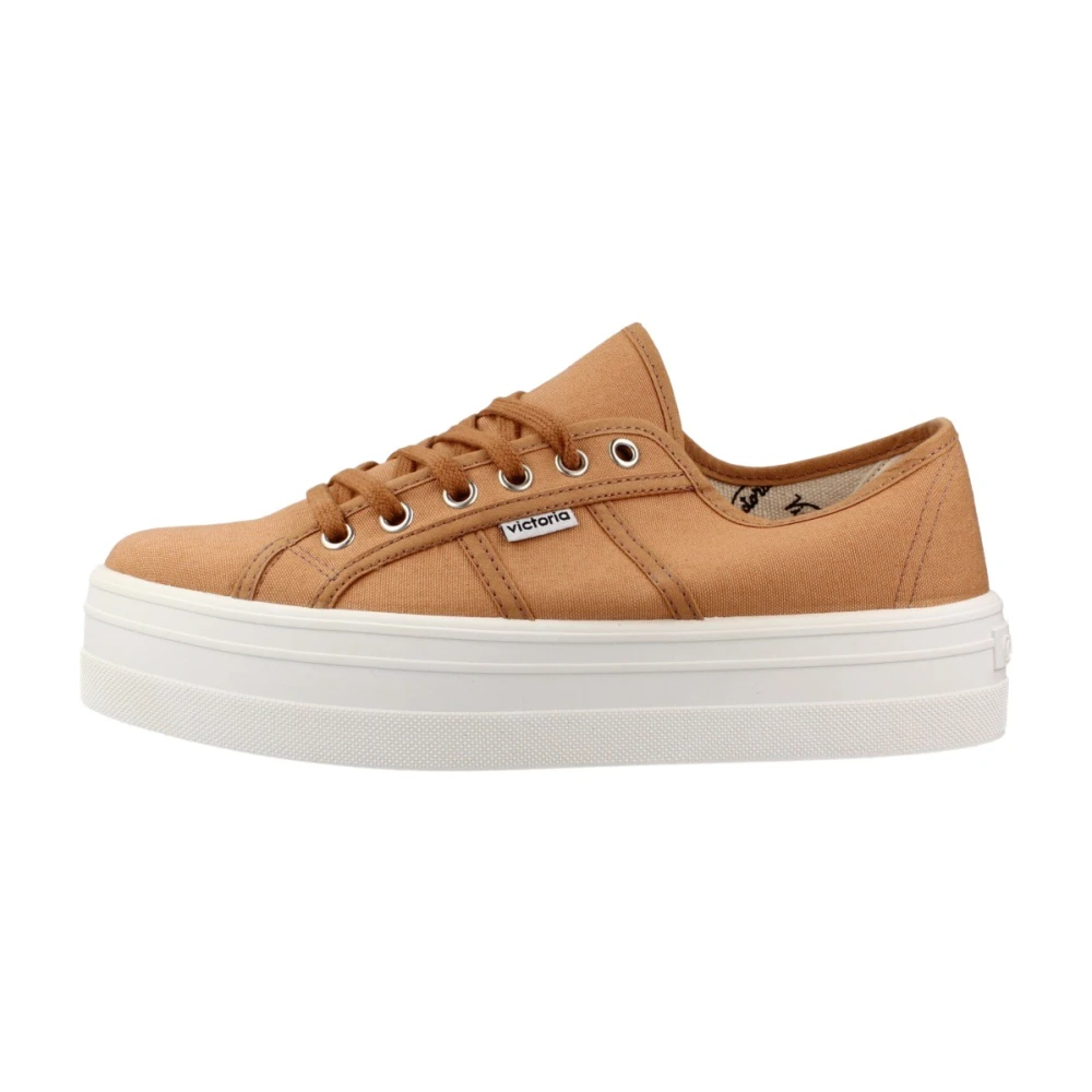 Victoria Damen Braun Sneakers Für Barcelona Plate-Forme - Bild 3
