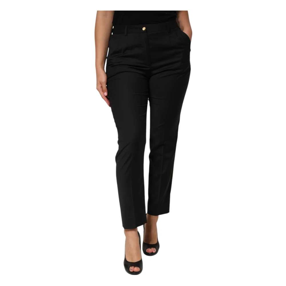Dolce & Gabbana Damen Schwarz - E Tapered Hose - Trousers - K - M