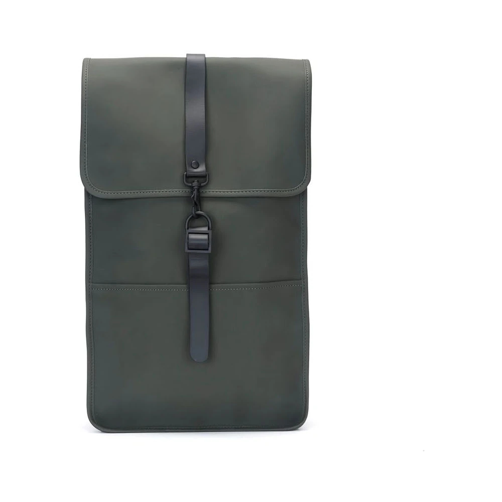 Rains - Grüner Wasserdichter Rucksack Mit Mehreren Taschen - Bags - Herren - Grün - One Size - Bild 10