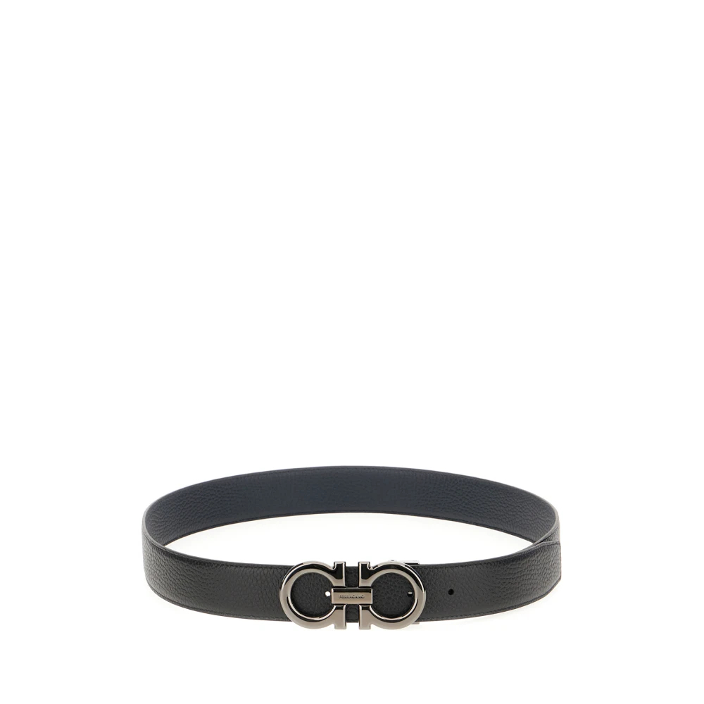 Ferragamo - Stylischer Ledergürtel Für Männer - Accessories - Herren - Schwarzk - 105 Cm