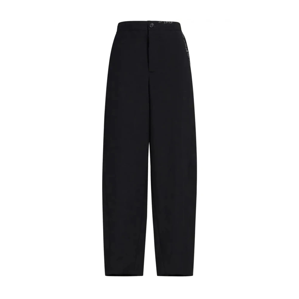 Marni Damen Schwarz - Luxuriöse Wollhosen Für - Trousers - K -Xs
