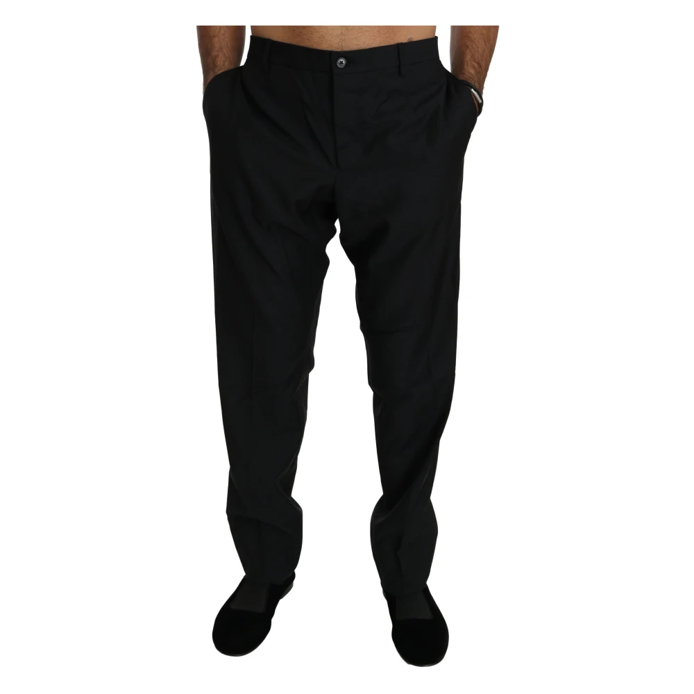 Dolce & Gabbana Herren Schwarz - Anzughose - Trousers - K - 3XL