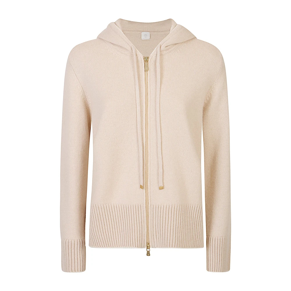 Eleventy Damen Beige - Maglia Full Zip Tipping - Knitwear - Xl