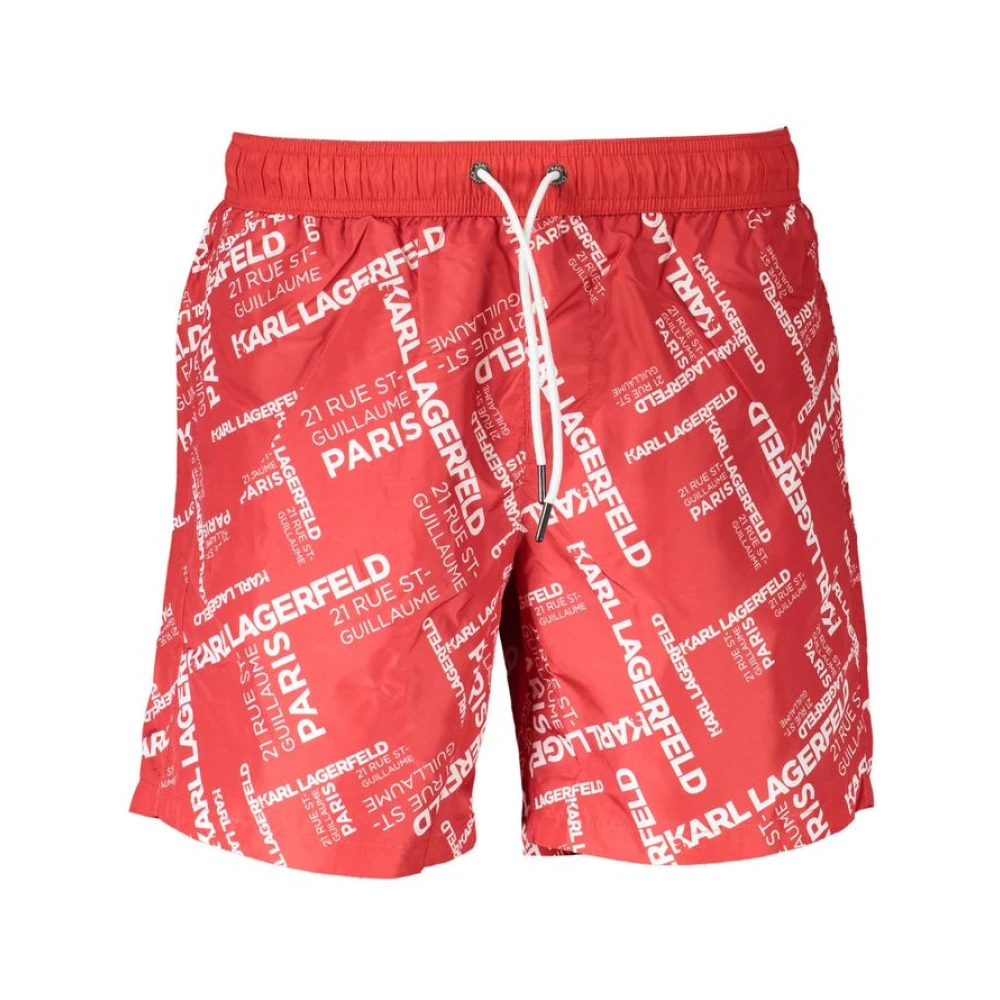 Karl Lagerfeld - Rosso Swim Boxer - Swimwear - Herren - Rot - S