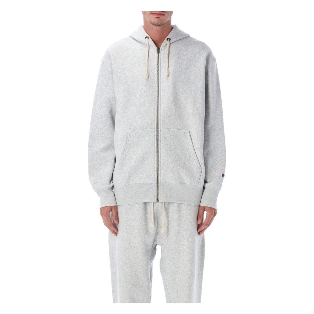 Champion Herren Grau - Full Zip Hoodie - Sweatshirts & Hoodies - Xl