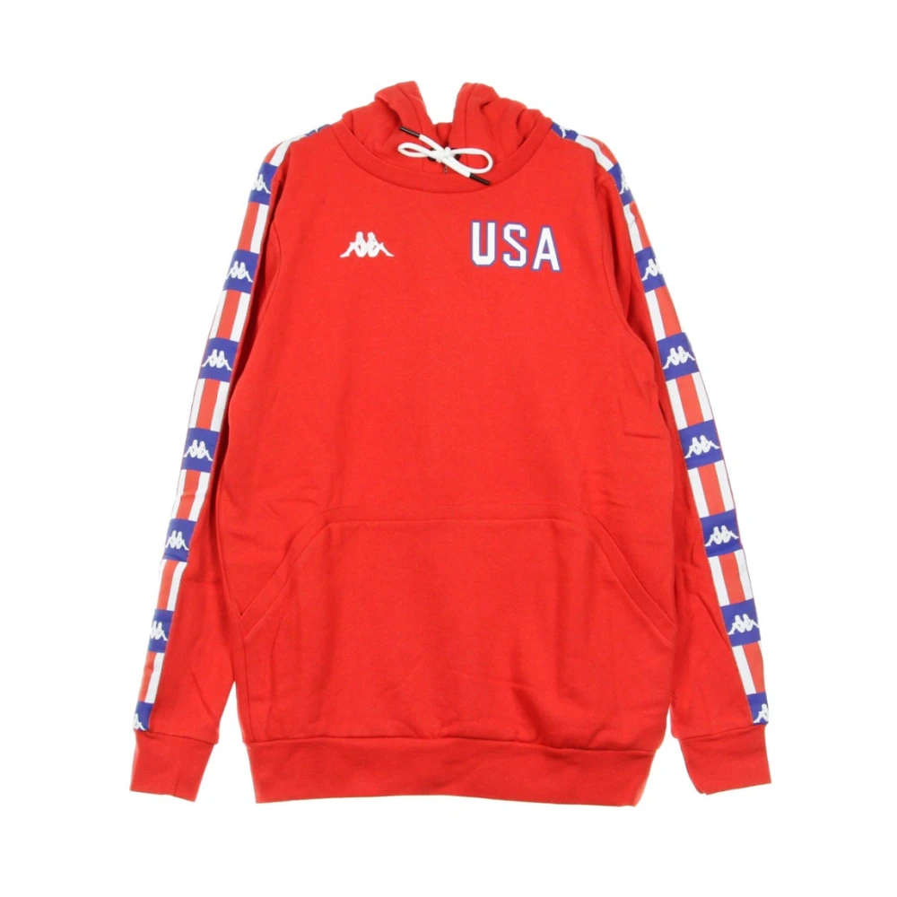 Kappa Herren Rot - Stylischer Hoodie - Sweatshirts & Hoodies - L