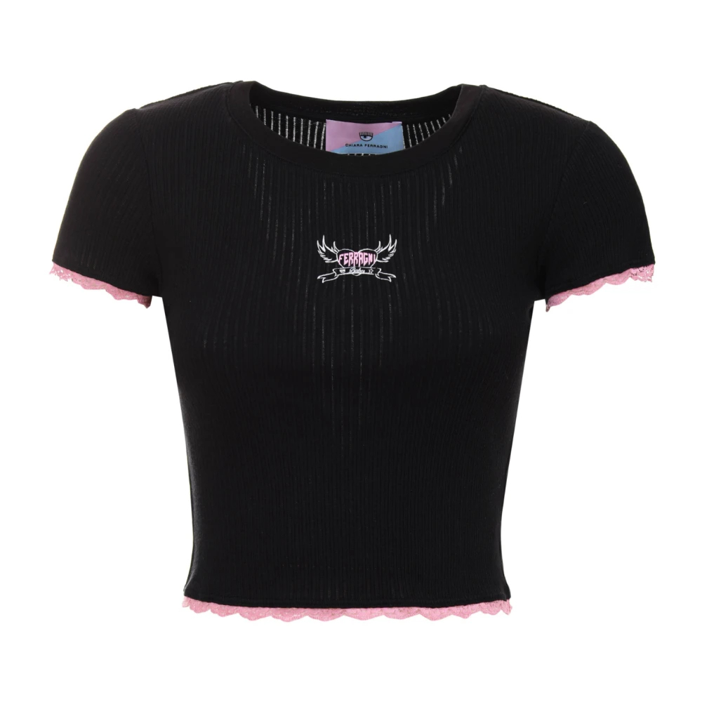 Chiara Ferragni Collection Damen Schwarz - Stylisches Top - Tops - K - M