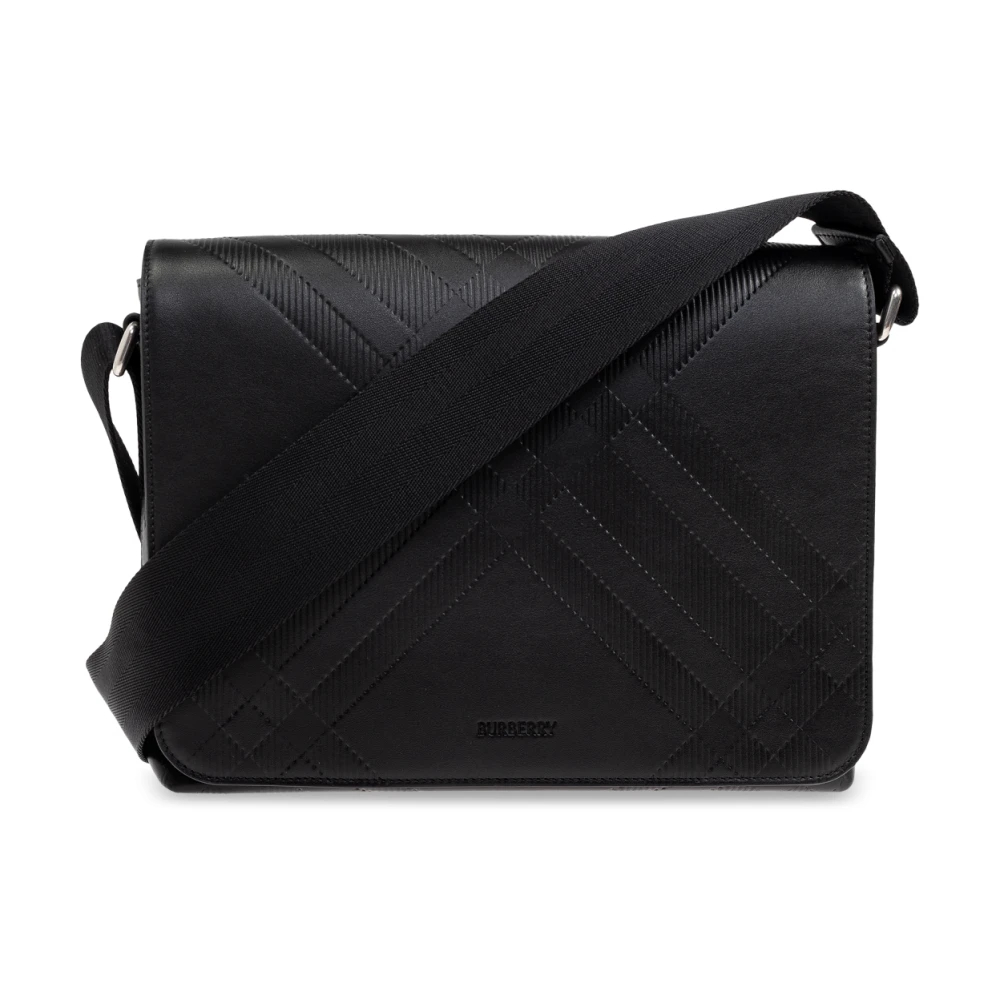 Burberry Herren Schwarz - Schultertasche Meesenger - Bags - K - One Size