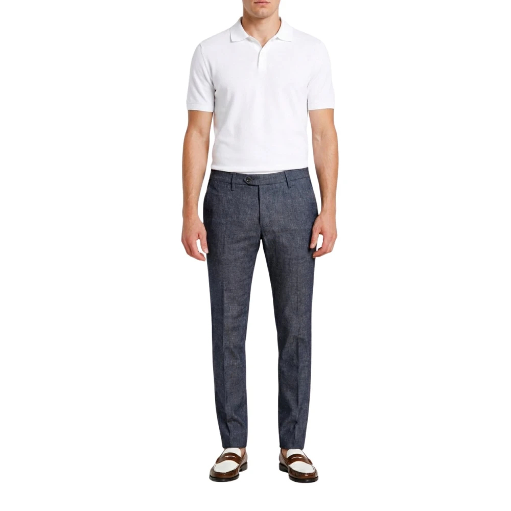 Mason's Herren Blau - Milano Chino Pants - Trousers - M