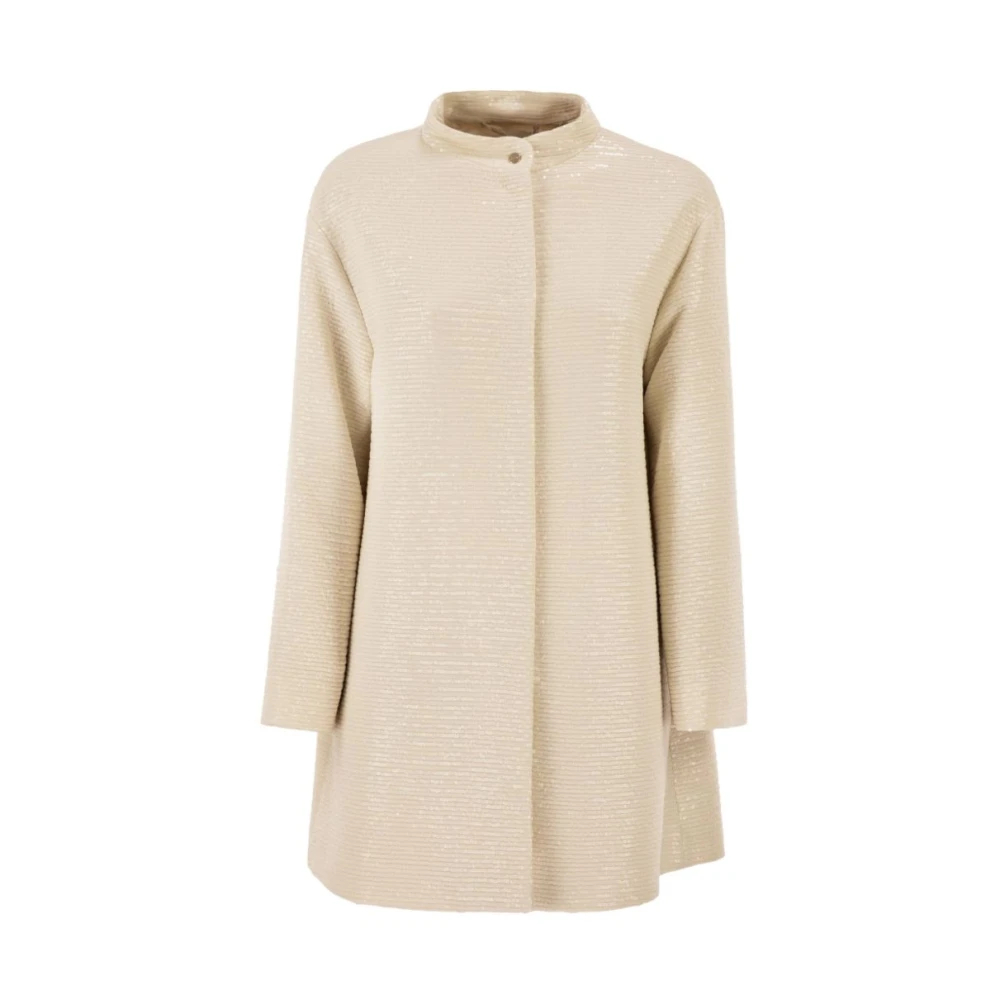 Herno Damen Beige - Cappotto Monopetto - Coats - M