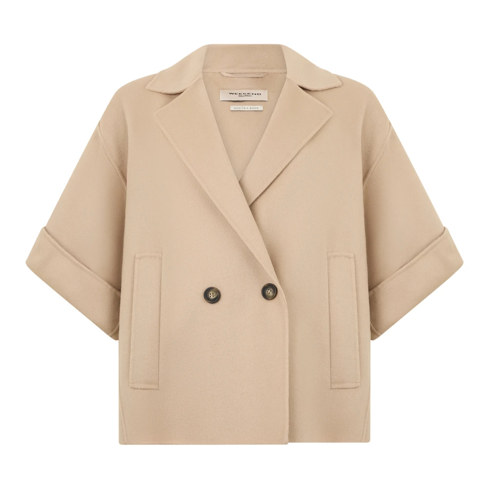 Weekend Max Mara Damen Sand Wollmantel Wkdneo, Gr. 34 - Bild 5