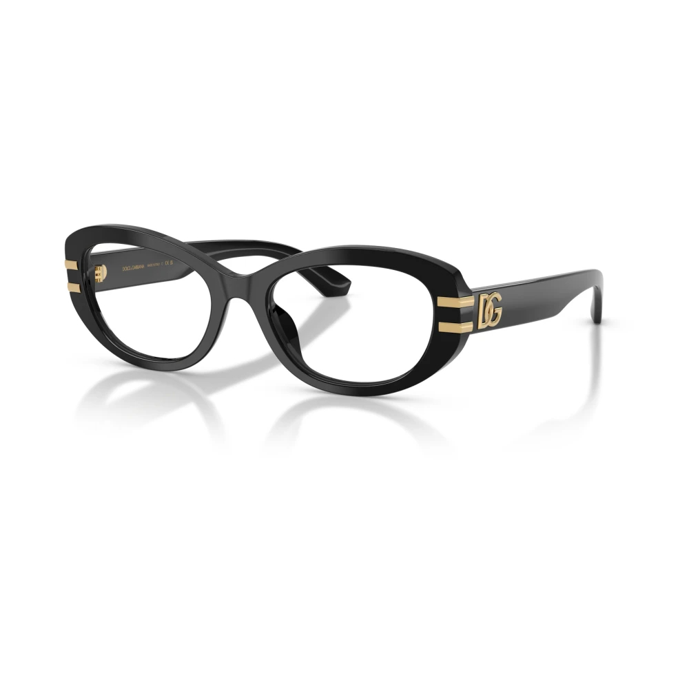 Dolce & Gabbana Damen Transparent Dg3455 501 Optische Fassungen Acetat Schwarz Schmetterling Normal - Bild 5