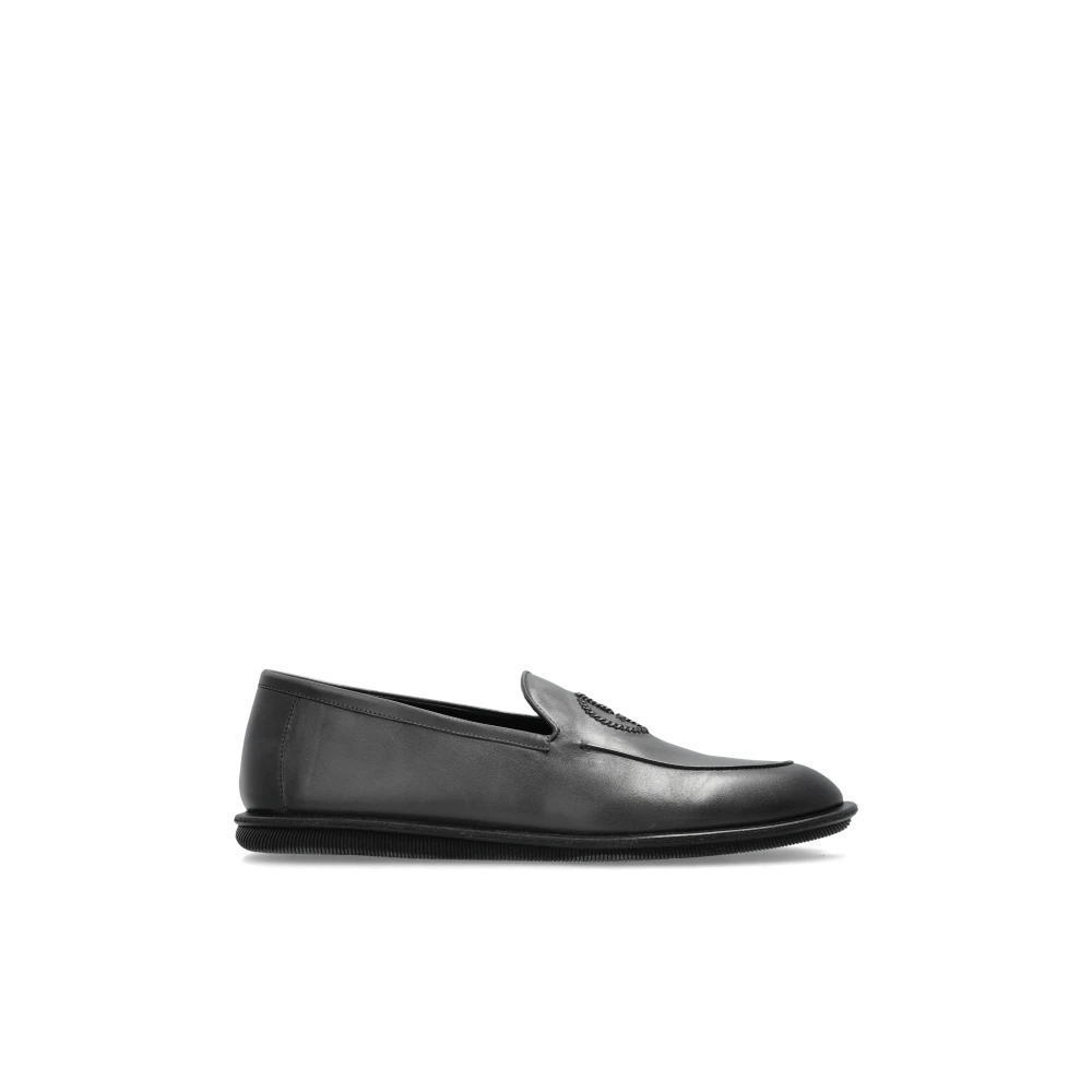 Giorgio Armani Herren Schwarz - Loafers-Typ Schuhe - Shoes - K - 42 Eu