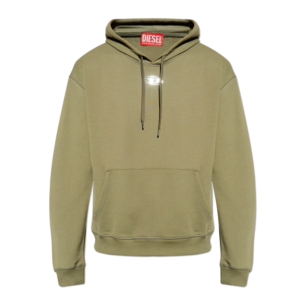 Diesel - S-Norm-Hood-Iod Sweatshirt - Sweatshirts & Hoodies - Herren - Grün - Xs