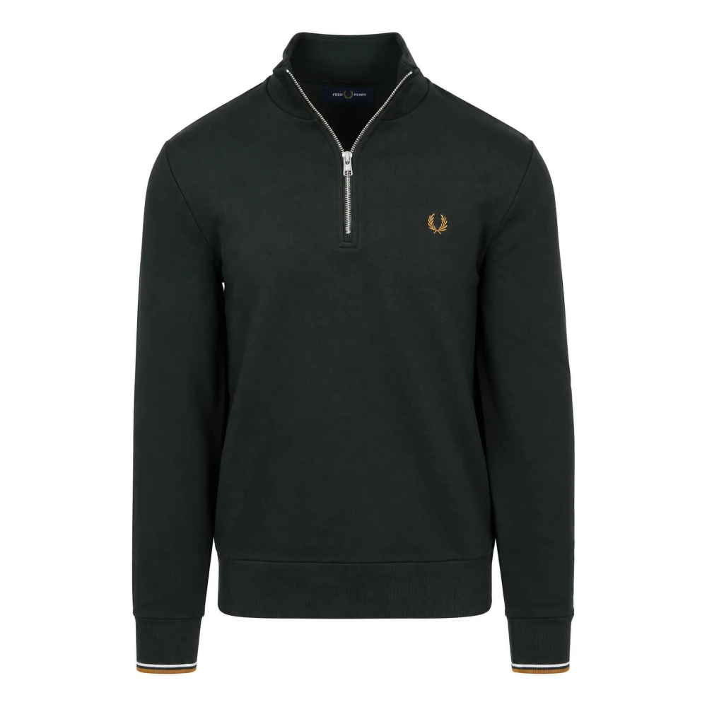 Fred Perry Vert Sweatshirt 1/2 Zip - Bild 10