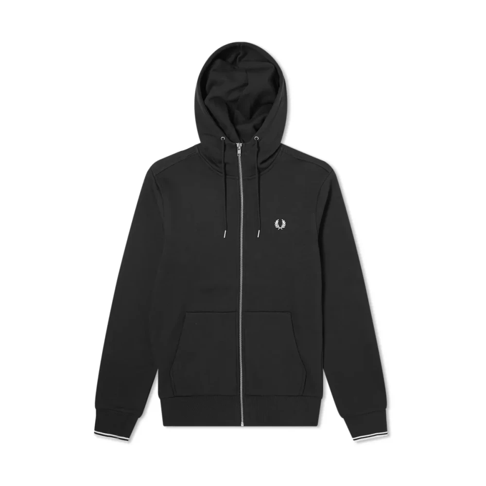 Fred Perry Herren Schwarz Sweatshirt - Bild 13