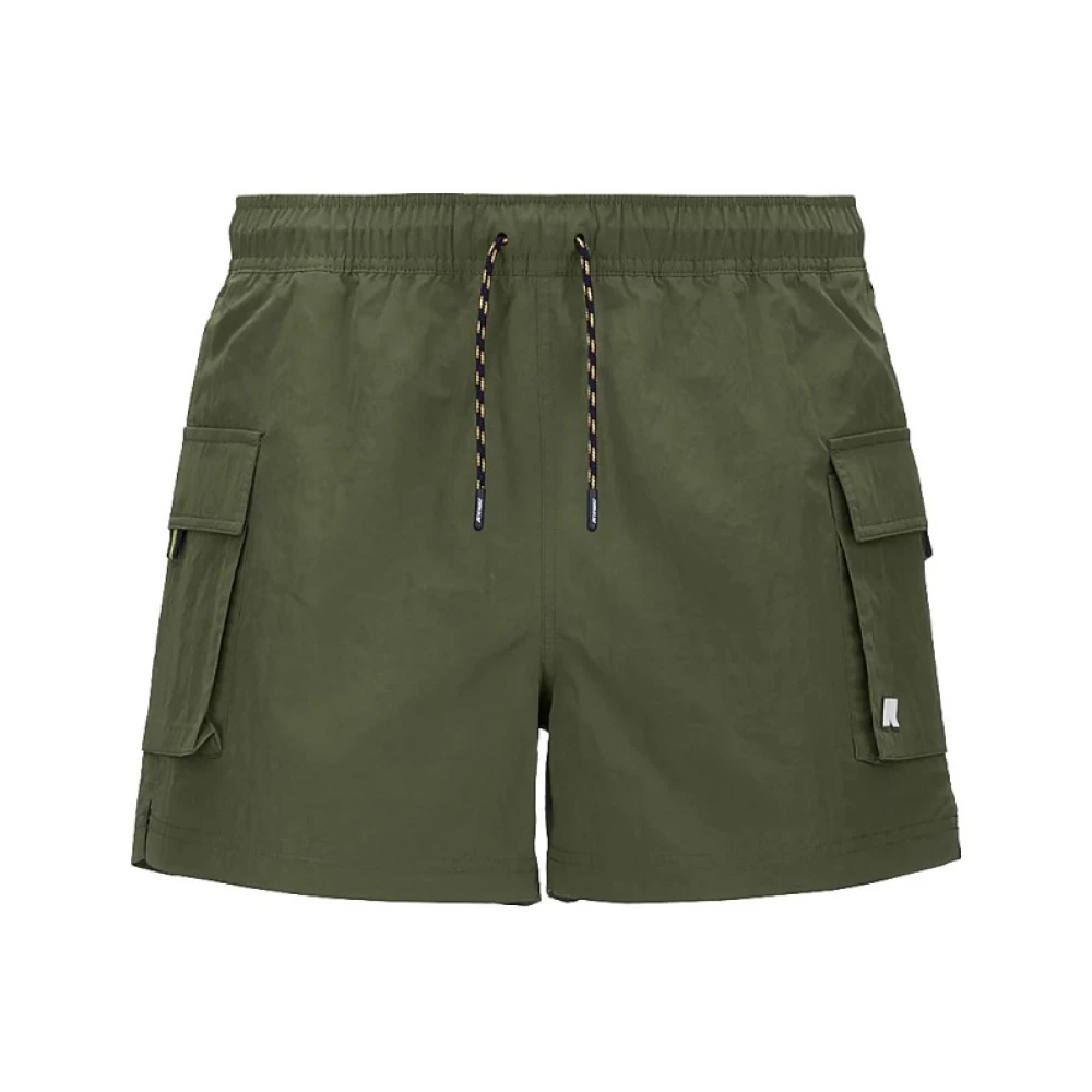 K-Way Herren Grün - E Nylon-Boxershorts - Swimwear - 2XL