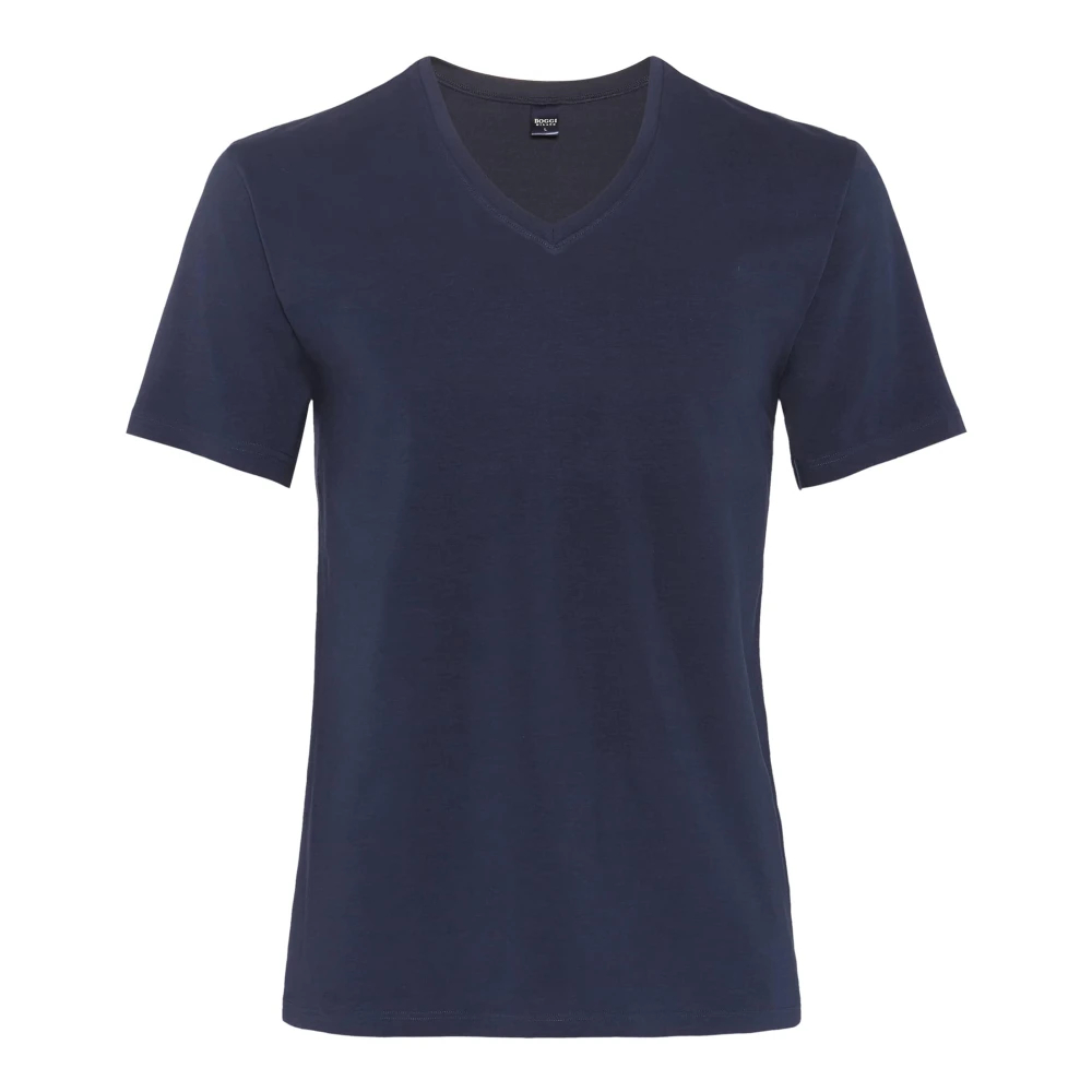 Boggi Milano Herren Blau - Stretch-Baumwoll-Jersey-T-Shirt - Tops - M